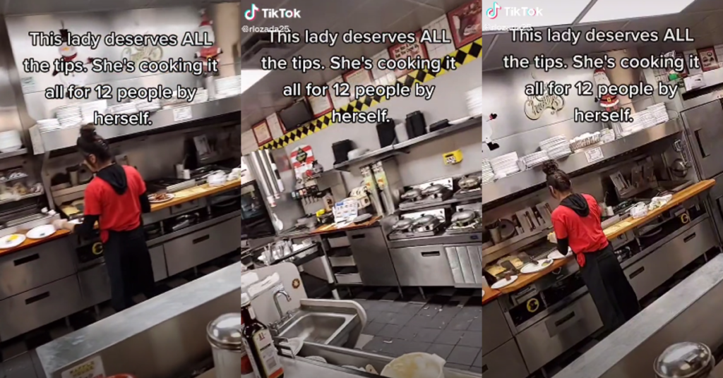 Waffle House Cook Goes Viral After Feeding 12 Customers Alone, Sparks Debate