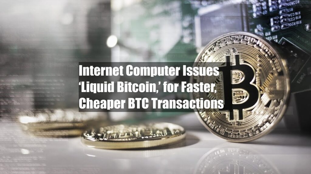 Internet Computer Issues ‘Liquid Bitcoin,’ For Faster, Cheaper BTC Transactions | CoinMarketBag