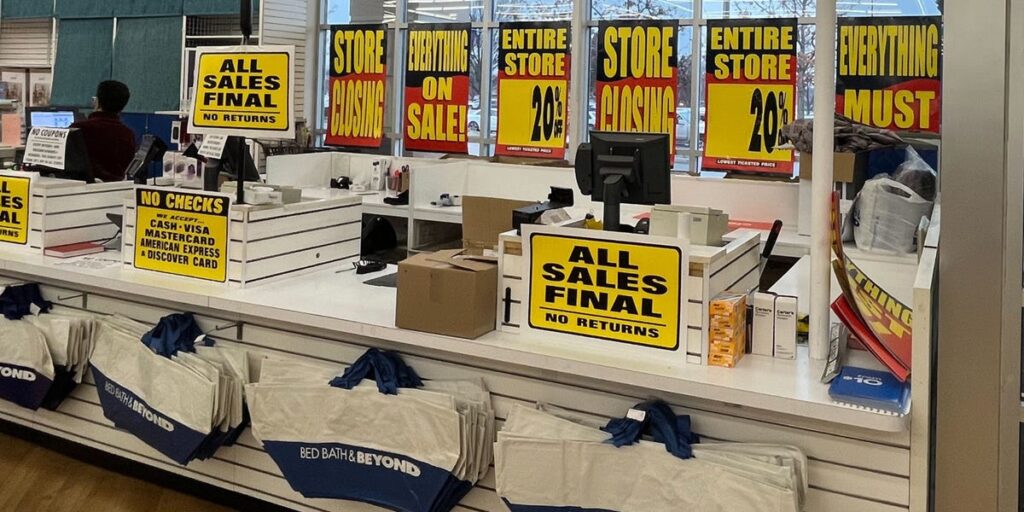 Stores Closing Include Amazon, Walmart, and Bed Bath & Beyond in 2023