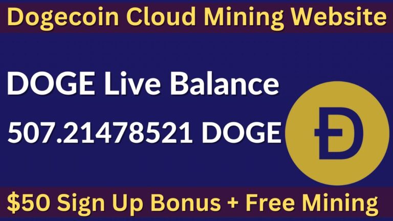 New Best Free Dogecoin Cloud Mining Website 2023 | Earn Per Day 600 DOGE | Without Investment | CoinMarketBag