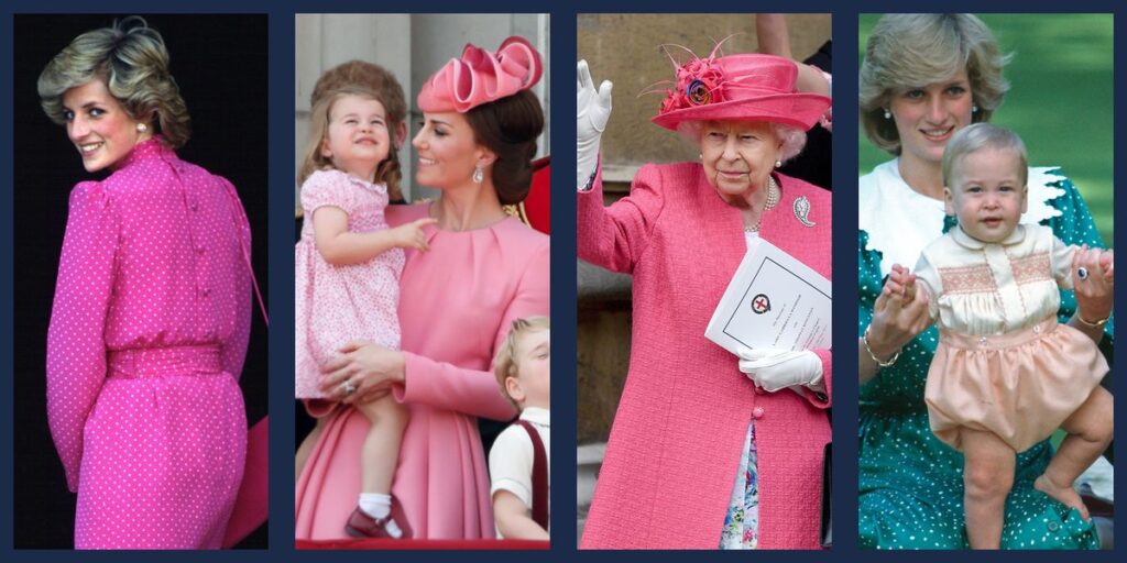70 Photos of the Royal Family Wearing Pink – Queen Elizabeth, Princess Diana, Kate Middleton in Pink