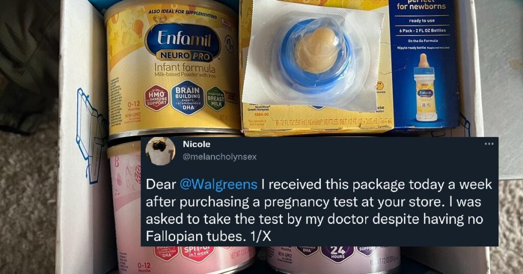 Woman Blasts “Insensitive” Walgreens For Sending Formula Samples After Buying a Pregnancy Test