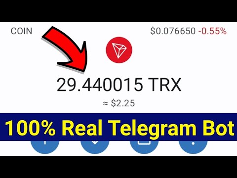 Real Trx Earning Telegram Bot Airdrop TRX | Trx Mining Site | New Trx Earning Bot Instantly Payment | CoinMarketBag