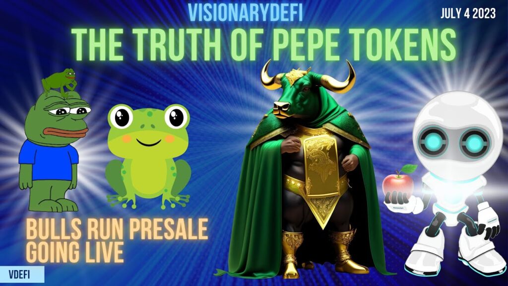The Truth Behind Pepe Meme Tokens 😉 Bulls Run Token Presale Going Live | CoinMarketBag
