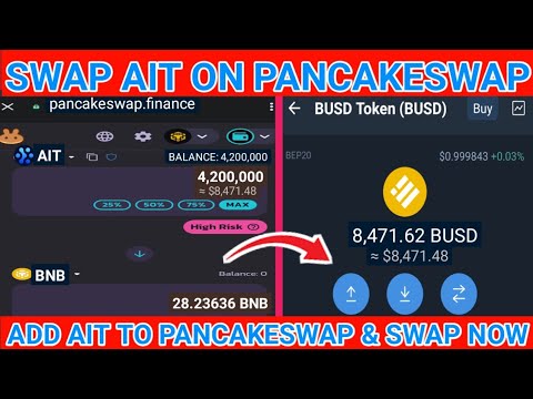 FINALLY🤑: HOW TO ADD & SWAP AIT TOKEN ON PANCAKESWAP ON TRUST WALLET & BITKEEP | TRANSFER AIT TOKEN | CoinMarketBag