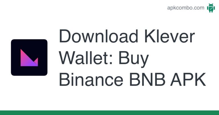 [apk_updated] Klever Wallet: Buy Binance BNB