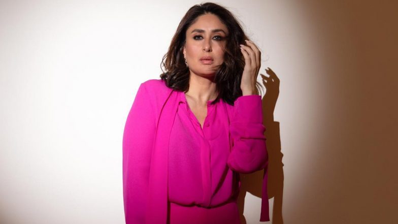 Kareena Kapoor Khan Is a ‘Glam Doll’ in This Barbie-Inspired Rs 1.30 Lakh Pink Scarf Top and Maxi Skirt (See Photos)