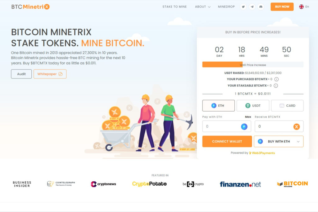 Last Chance Alert! Bitcoin Minetrix Stage 2 Ends Soon – Coin24h.com