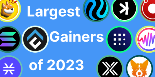 Top 10 Largest Crypto Gainers of 2023 (UPDATED)